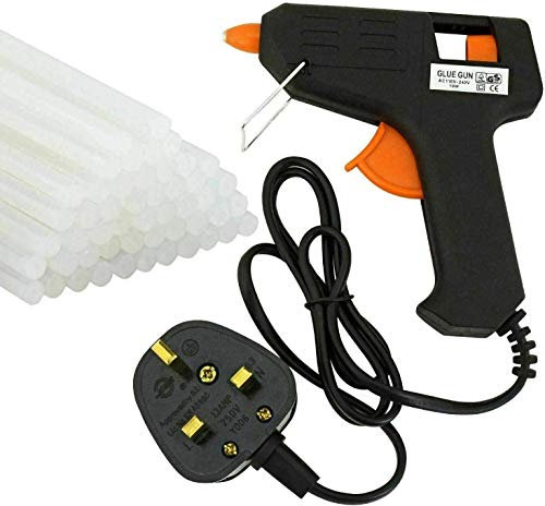 Glue Gun Mini Hot Melt Trigger Electric Adhesive DIY Crafts 10 Free Glue Sticks 10Watt