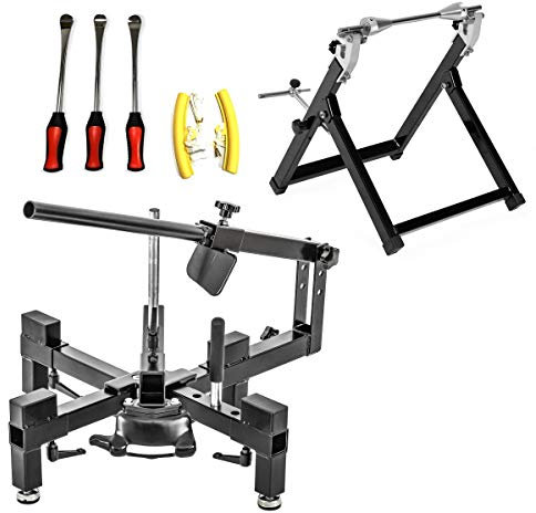 Reifenmontiergerät Set + Wuchtbock + Montagewerkzeug ConStands sw