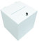EH Design Spendenbox aus robustem Acryl – 25 x 25 x 25 – Weiße Acrylglas Box mit verschließbarem Deckel – Spendendose für Benefizveranstaltungen, Straßenfeste & Hochzeiten – Made in DE