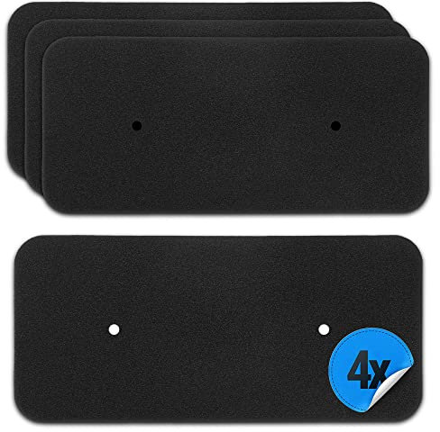 Siegvoll 4 x Filtro Asciugatrice Candy, Filtri per Asciugatrice Hoover Candy 40006731, Filtro per Scambiatore 275 x 125 x 10 mm, Filtro in Spugna per Asciugatrice a Condensazione e a Pompa di Calore