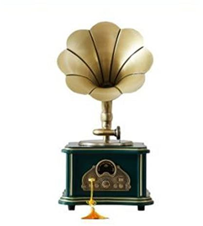 Altavoz Bluetooth tocadiscos gramófono Retro gramófono inalámbrico Mini tocadiscos Vintage gramófono antiguo,C