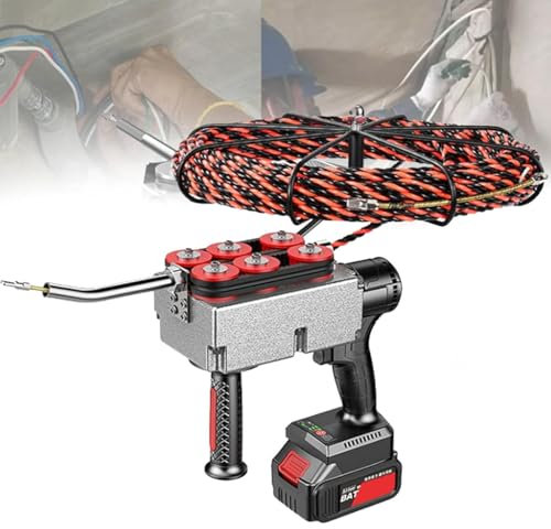 MiBoce Filettatrice Automatica per Elettricisti, Estrattore per Cavi Elettrici, con Batteria al Litio da 25000 mAh, velocità di Filettatura 40 M/min, Avvolgimento E Stoccaggio Automatici