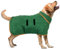 Microfiber Dog Drying Bag Super Absorbent Pet Bathrobe, Adjustable Collar & Belly Strap Fast Drying Coat