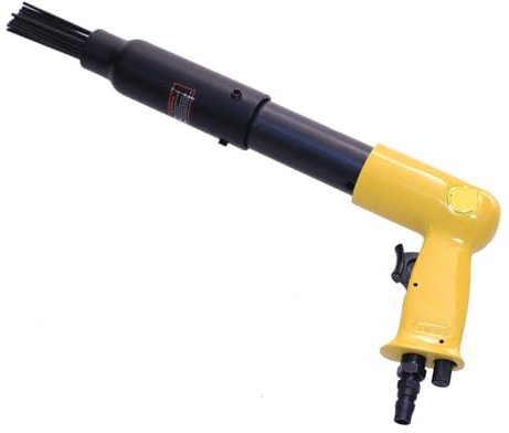 Marteau pneumatique, Dissolvant de rouille de pistolet pneumatique à 19 aiguilles, dissolvant de rouille d'aiguille de pelle à Air, marteau à percussion portatif pour la métallurgie, la rouille, ect(A