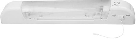 EVOGES 8W LED Shaver Light with Dual Voltage Socket, Pull Cord Switch & Diffuser, Bathroom Sink Mirror