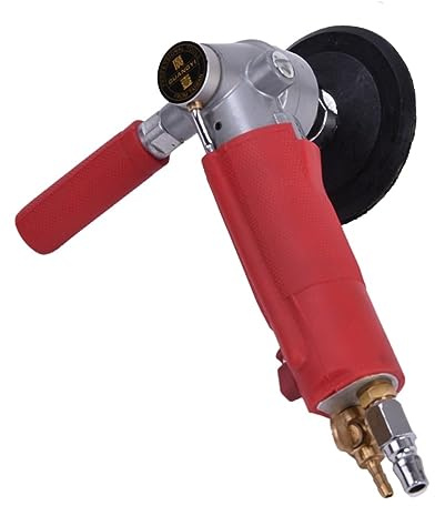 Pulidora en húmedo, Pulidora neumática de 4 pulgadas con alimentación de agua, herramienta de amoladora angular, lijadora de aire, lijadora húmeda de agua, 4300rpm