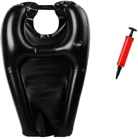 Bac à Shampoing Gonflable avec Pompe Incluse, Lavageà Domicile (2) | Pompe incluse, prêt à gonfler pour laver les cheveux au lit ouà domicile des seniors et