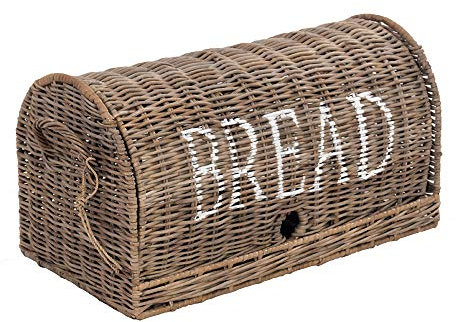 Vintage Line Brotbox Bread Rattankorb Brotkorb Aufbewahrung Naturrattan rund