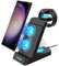 SPGUARD 3 en 1 Chargeur sans Fil pour Galaxy Watch 7/Ultra/FE/6/5 Series Chargeur Induction pour Galaxy S25 Edge/S25/S24/S23/S22 Series,Note20/10/ ZFlip 7/FE/6/5/4,Fold 7/6/5/4 et Galaxy Buds3/3 Pro/2