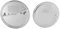 Packung mit 2 Logos, kompatibel mit B M W, Emblem für Motorhaube und Kofferraum, Maße: 82 mm und 74 mm
