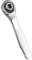 OHREN 1 PCS Cacciavite a Cricchetto Micro, Cacciavite a Cricchetto 72 Denti, Chiave a Bussola, Accessorio Cricchetto per Spazi Ristretti (1/4 Pollice, 1/4 Hex)