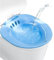 El accesorio de asiento de inodoro portátil Bidet se adapta a los inodoros universales para hemorroides posparto azul