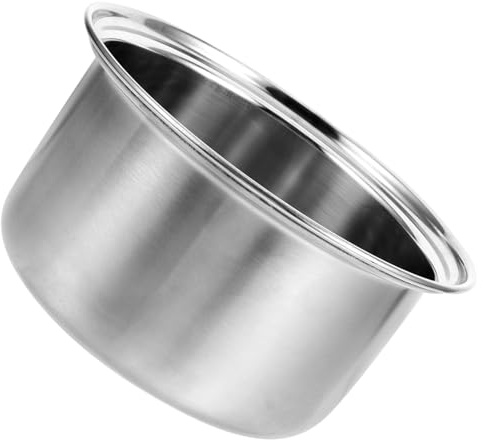 ULTECHNOVO Stainless Steel Pot Liner for Hot Pot Induction Cooker Compact for Stews Personal Use
