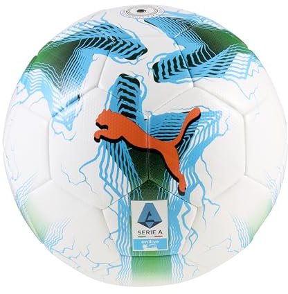 PUMA Pallone da Calcio Orbita Serie A 4, White Multicolor