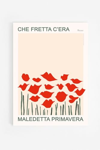 CIAO DISCOTECA ITALIANA Maledetta Primavera - Loretta Goggi, Poster 50x70 cm