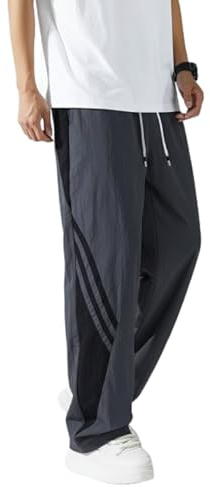 Lymio Pistbyxor för män || Pistbyxor i elegant design || vida byxor (TP-117-119), Mörkgrå, XL