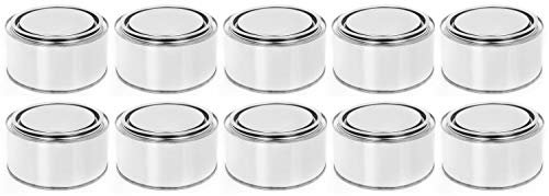 BenBow Tinplate can 8.45 fl oz (250 ml) with press-in lid - airtight, opaque, empty, round - storage/candle container - 10 pieces