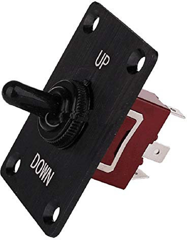 Interruptor de palanca DC12 V Marine 3 posiciones On Off sobre abajo Interruptor de palanca Interruptor de panel Trim Tab 15 Amp para autocaravana, barco, autobús para panel de interruptores