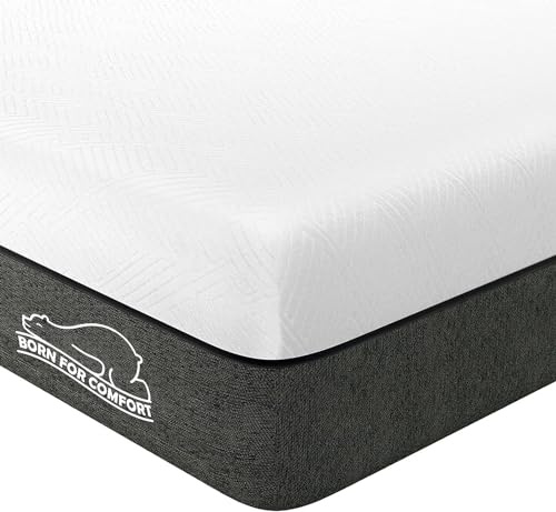 wowttrelax Single Memory Foam Mattress, 6 Inch with Soft Fabric, Skin-friendly, Breathable Cover, 2 Layer for More Supportive, Medium Firm-3FT Mattress| 90x190x15cm, Black White