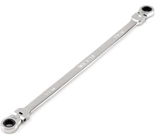 TEKTON 3/8 x 7/16 Inch Long Flex 12-Point Ratcheting Box End Wrench | WRB36310