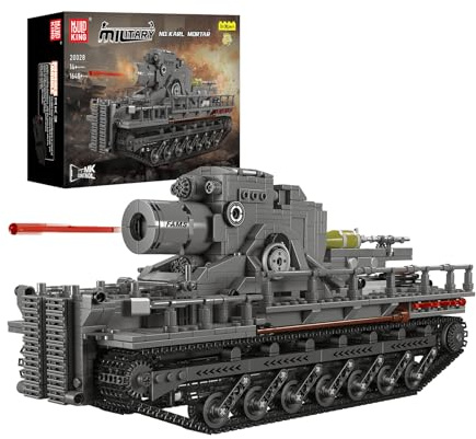 Mould King 20028 Remote Controlled Karl Mortar Tank Building Brick model 1648pcs