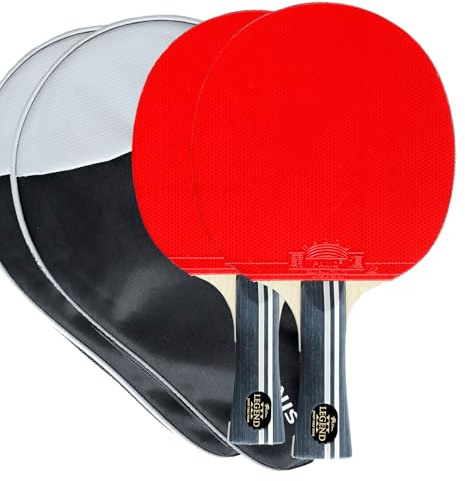 Palio Legend 3.0 Bordtennisrack och fodral | ITTF-godkänd avancerad ping pong racket | Maximal kraft, hastighet och snurra
