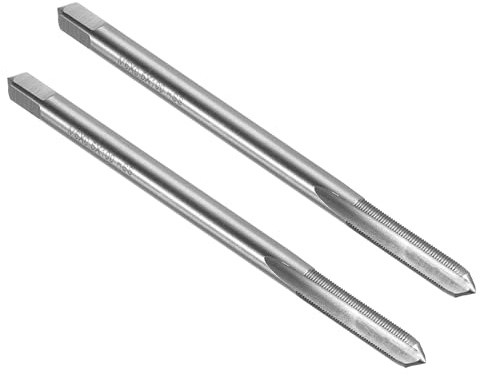 QUARKZMAN 2 stycken raka spår gängskärare, M6 x 0,5 metrisk skruvgänga skärverktyg gängfräsmaskin gängborr, höghastighetsstål 6542 (HSS 6542)