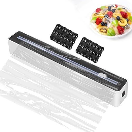 Frischhaltefolienspender Mit Schneider, Folienschneider Abroller, Folienspender, Abroller Und Spender Für Alufolie Und Frischhaltefolie, Praktischer Alufolienspender Schublade Für Küche