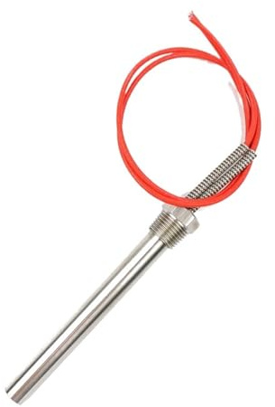 Vqxmhrpw Elemento Calentador De Agua Tubular De Inmersión De 100 W, 200 W, 24 V, Cartucho De Acero Inoxidable De 1/2(100W 150MM)