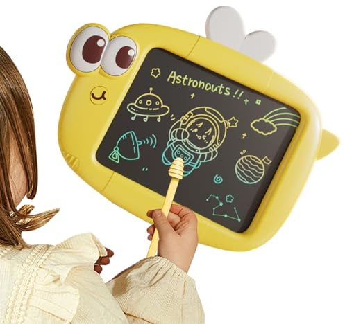 Tablero de Escritura LCD, Pizarra de Dibujo Borrable, Juguete Educativo Portátil para Aprendizaje de Escritura y Pintura de Viaje