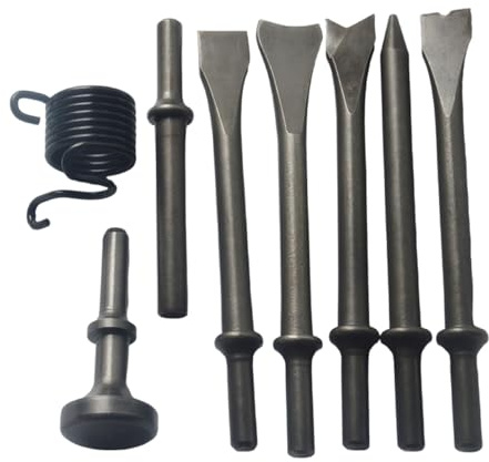 Martelli ad aria leviganti Scalpelli pneumatici Strumento Heavy Duty Levigatura Pneumatica Rivet Martelli Punte in acciaio con riparazione automobilistica a molla