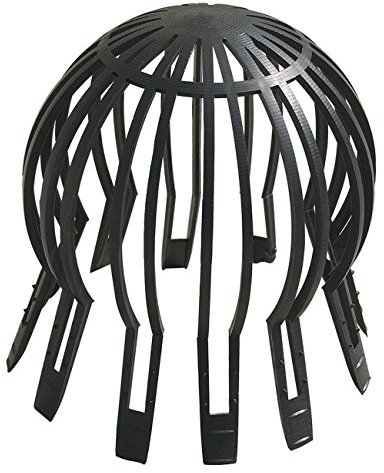 FIRST PLAST PF26 Parafoglie per Canali di Gronda, Nero, Da ø 75 a 125 mm