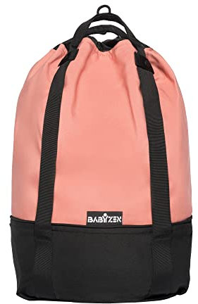 Babyzen YOYO Bag, Ginger - Robuster zusätzlicher Stauraum am YOYO2 Kinderwagen - Inklusive Rad und Haken