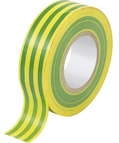 NASTRO ISOLANTE GIALLO/VERDE mm.19x25 mt