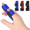 ALTcompluser 3 Stücke Fingerschiene, Schiene Finger Fingerschiene Mittelfinger Kleiner Finger Stabilisator Fingerstütze(Schwarz/Blau/Rot)