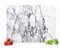 Sendez Schneidebrett 40x30cm aus Marmor Servierbrett Schneidbrett Servierplatte Käseplatte