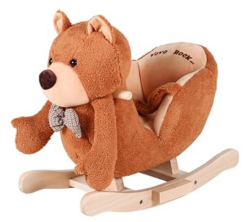 KNORRTOYS.COM 40626 Schaukeltier, „Bär braun“