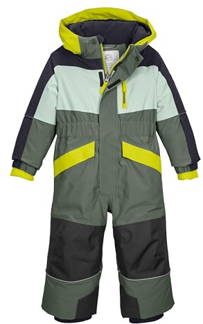 first instinct by killtec Skiddräkt med blandad babyhuva, moss/lime, 86-92