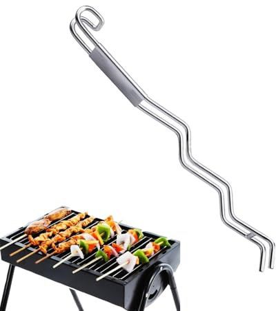 Forchetta da carne, forchetta da portata con protezione anti-scottatura, manico antiscivolo, utensile da cucina multifunzionale per barbecue di carne, manzo, picnic, arrosti da cucina,