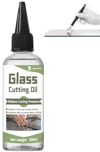 WAN2TLK Glass Cutting Oil 100ml, Suitable for All Glass Cutting Tools, Tiles and Mirrors