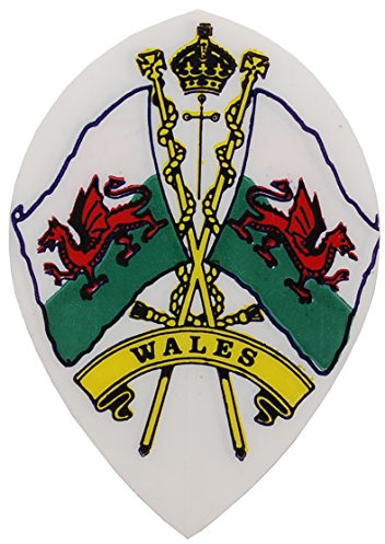 WELSH FLAG PEAR SHAPED FLIGHTS (5x Sets)