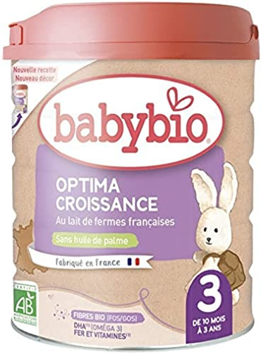 Babybio optima 3 croissance lait 3ème âge 800g