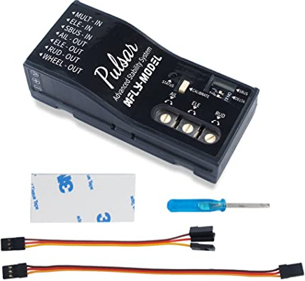 XFly Pulsar V2 3-Axis Gyro RC Flight Controller Stabilizer with Nose Wheel Anti-sideslip Function