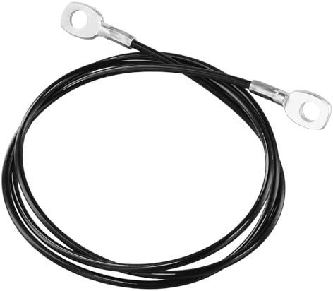 QWORK® 1.5 Meters Fitness Steel Cable Pulley Cable, Cable Machine Attachment for Home Gym Weight Pulley System