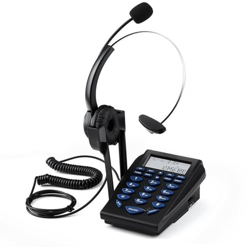 Headset för kontor med brusreducerande mikrofoner och DTMF-nummerpresentation
