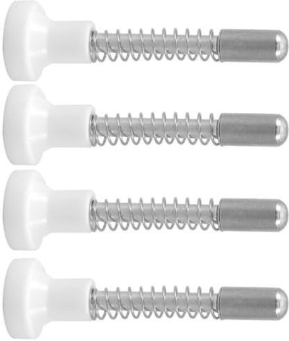 Uonlytech Kit de 4 Pestillos de Resorte para Cuna de Ñiño, Pasador Ajustable de 50 Mm, Accesorios Metálicos Resistentes para Reparación y Fijación de Camas Pequeñas, Repuestos Funcionales