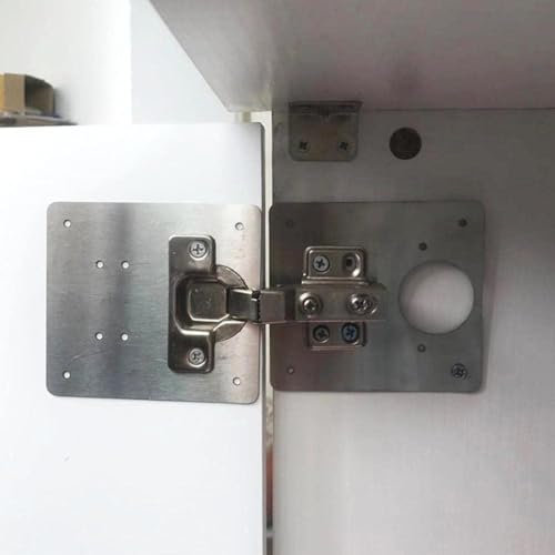 Juego de Bisagras de Acero Para Reparación de Gabinetes, Ventanas y Cajones - Herramienta de Instalación Y4B5 R8Y6
