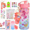 Hapikids Unicorn Gifts for Girls, 5 6 7 8 Year Old Girl Gifts for 3-12 Year Olds Girls Toys Age 4-10 Girls Birthday Presents Craft Kits for Kids Toys Age 6 7 8 Decorate Your Own Water Bottle Pink