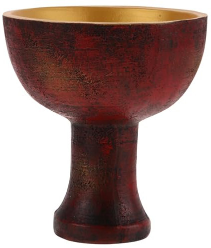 Housoutil 1 Pc Artisanat De Calice Du Christ Gobelet Coupe Calice Coupe Sacrée Décorative Bau Cua Décor D'or Coupe Sacrée Vintage Décor Vintage Halloween Résine Jésus Récompense Travail
