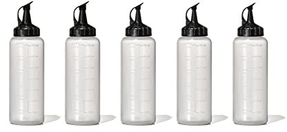 OXO Good Grips Chef's Quetschflasche, Medium, 5 Stück